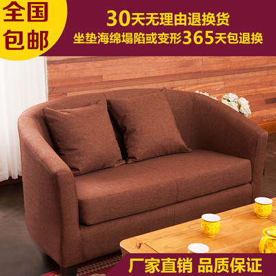 现代简约设计 探索黑色迷你皮质与布艺沙发在网吧、网咖及酒店餐厅的应用